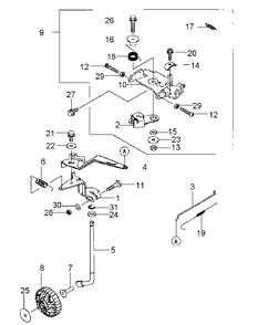 Part Location Diagram of KM-130B0630 MTD Flanged Bolt